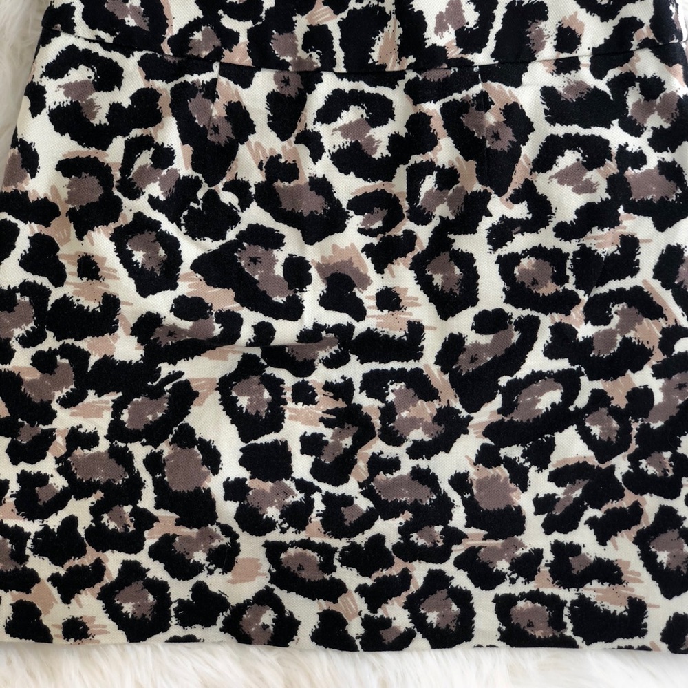 LOFT Leopard skirt & complementary black tube top